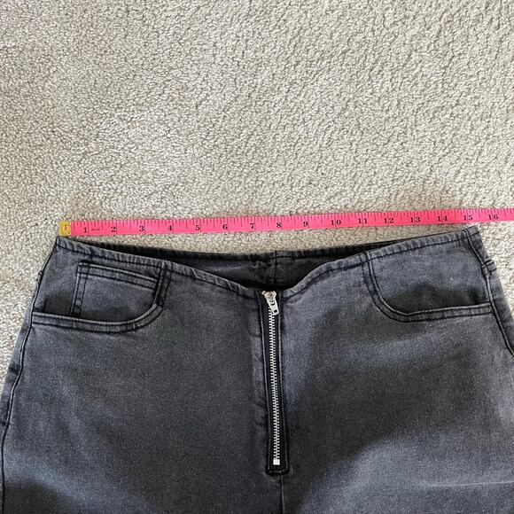 NWT Cider Gray Black Zip Front Jeans (Size Large) - Picture 7 of 9